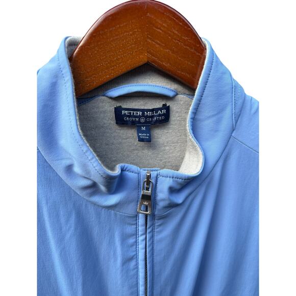 Peter Millar Crown Crafted Blue Stealth Hybrid Wool Lined Vest - Medium - Picture 3 of 11